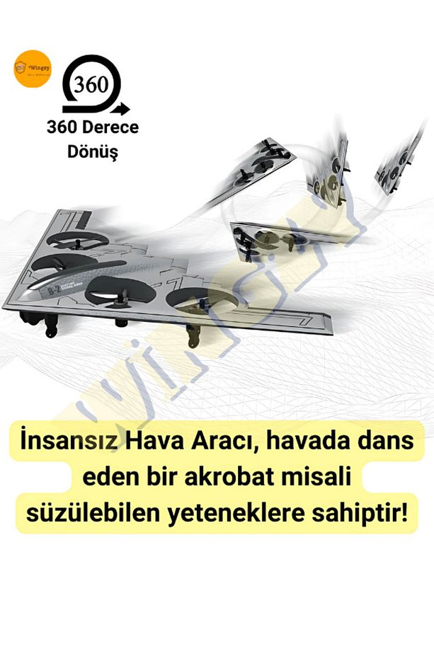 Kameralı, Şarjlı, 2.4 GHz, Quadcopter Drone, Akrobatik Hareketlerle İHA Uçuş Keyfi - 4
