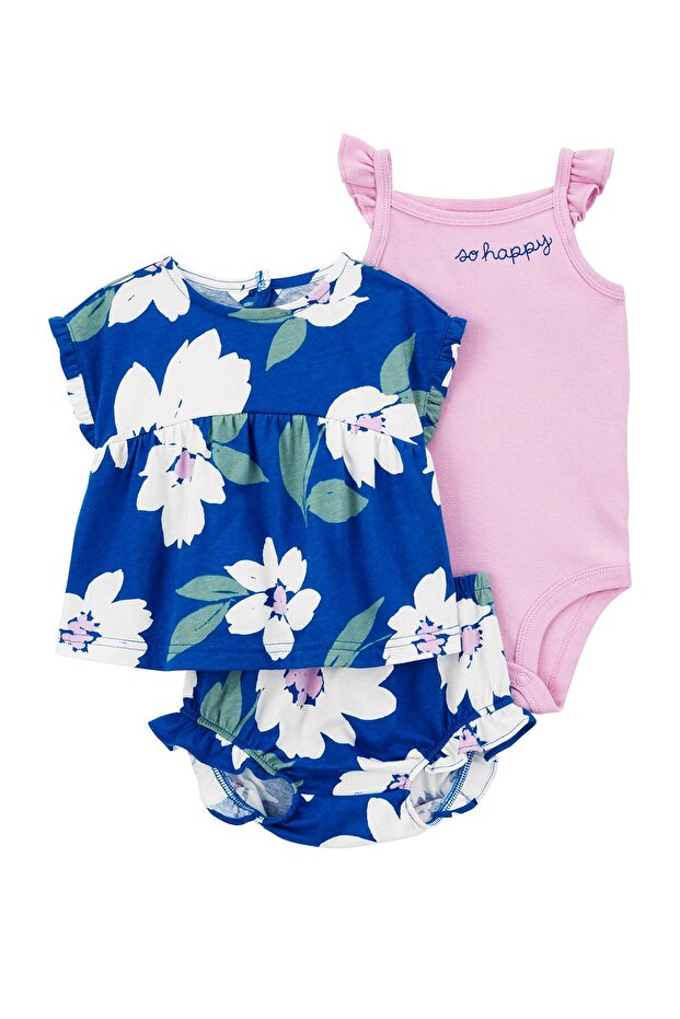 Kız Bebek Alt Üst Set - 1