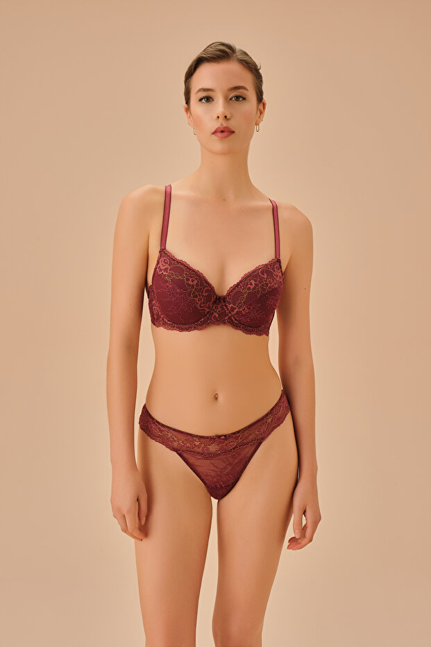 حمالة صدر مزدوجة الشرفة - 1