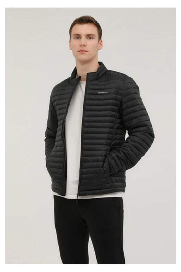 معطف SN21 PERRY COAT رقيق قابل للنفخ للرجال. - أسود - M - ST05368-BLACK-M معطف