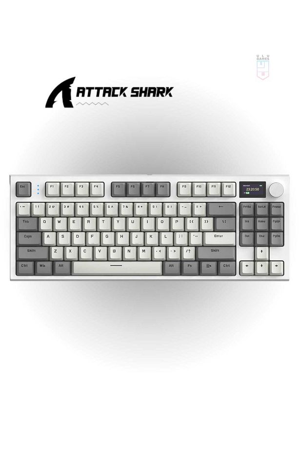 K86 EKRANLI KABLOSUZ MEKANİK KLAVYE - 1