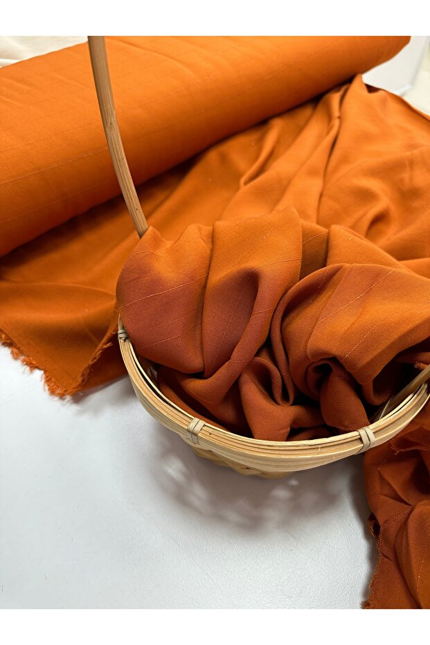 %100 Pamuklu Elbiselik Viskon Kumaş En:150cm - 1