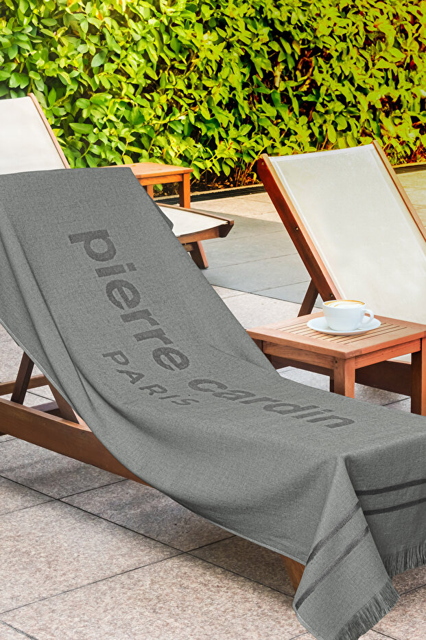 Bamboo Beach Towel Paris Gray