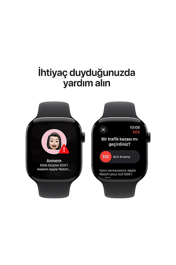 Watch Series 10 GPS 46mm Jet Black Aluminium Case with Black Sport Band - S/M - 5