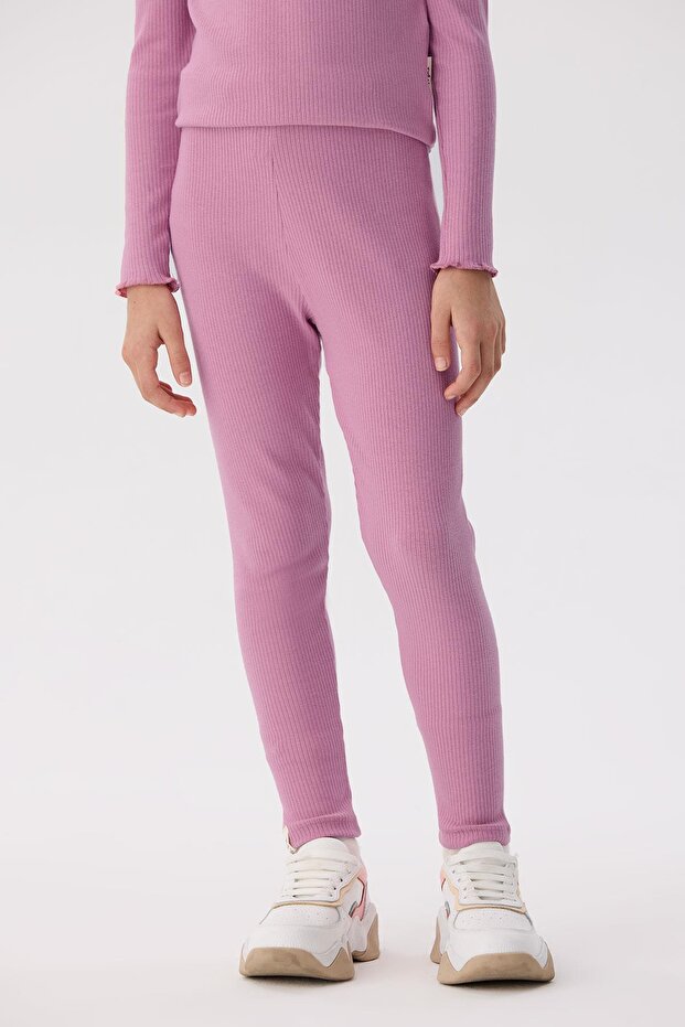 BG Store Kız Çocuk Pembe Tayt - 3