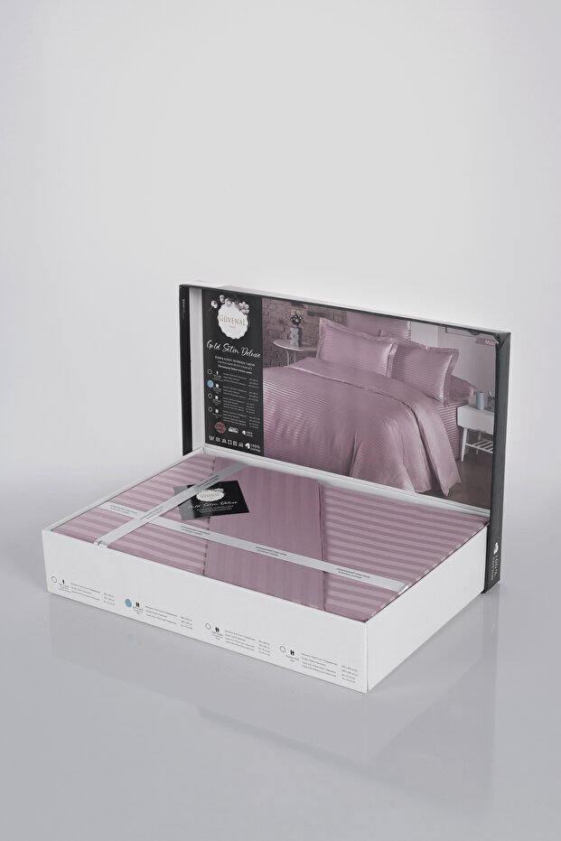 DELUXE Cotton Satin Double Boxed Duvet Cover Set | Satin Duvet Cover | Dowry Set |