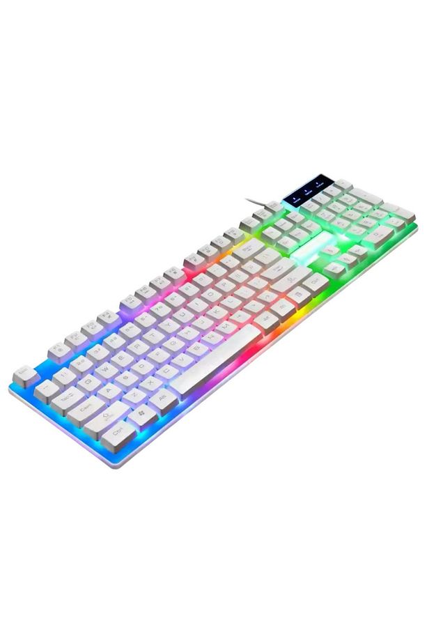 3 In1 Klavye Mouse Mause Pad Kablolu Rgb Aydınlatmalı Gamer Pc Oyun - 3