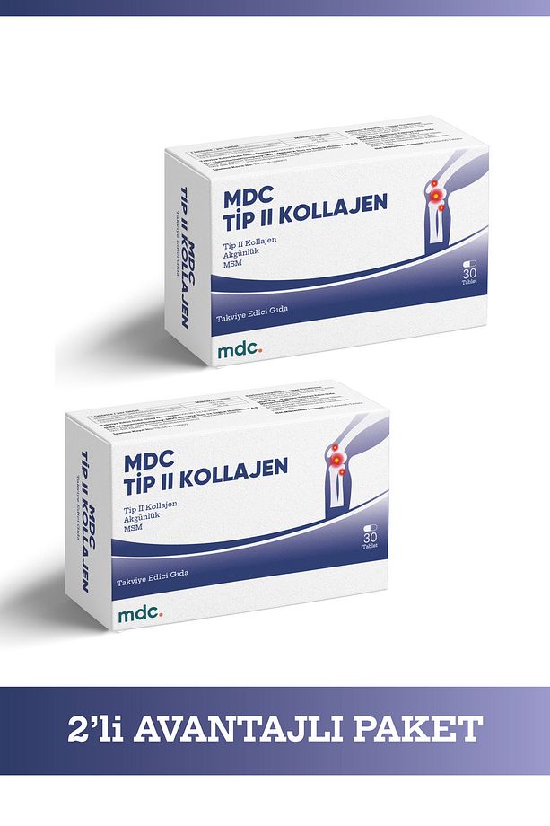 Tip 2 Kolajen, Msm Ve Akgünlük Ekstresi 30 Tablet Avantajlı Paket - 1