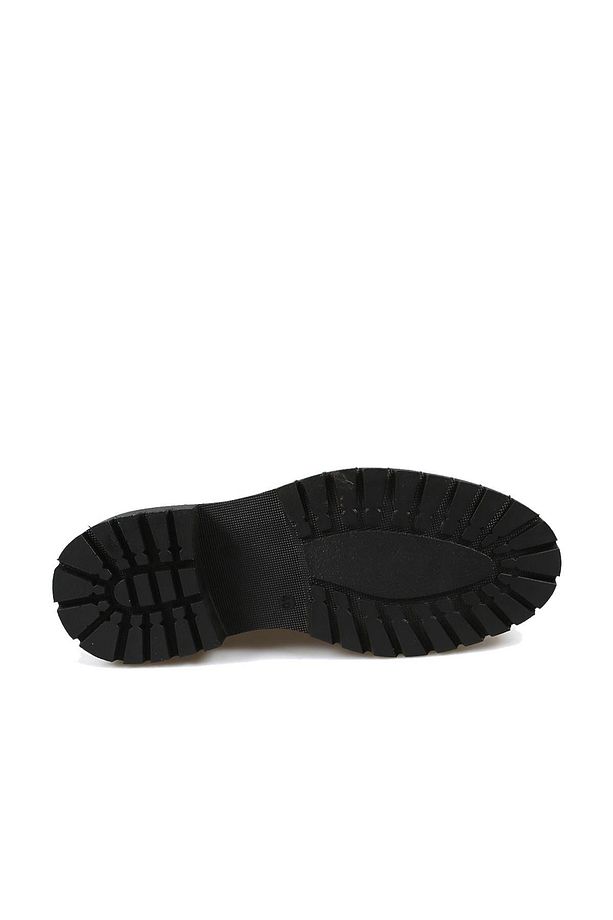 Kahve %100 Deri Yüksek Taban Loafer Ayakkabı - 4