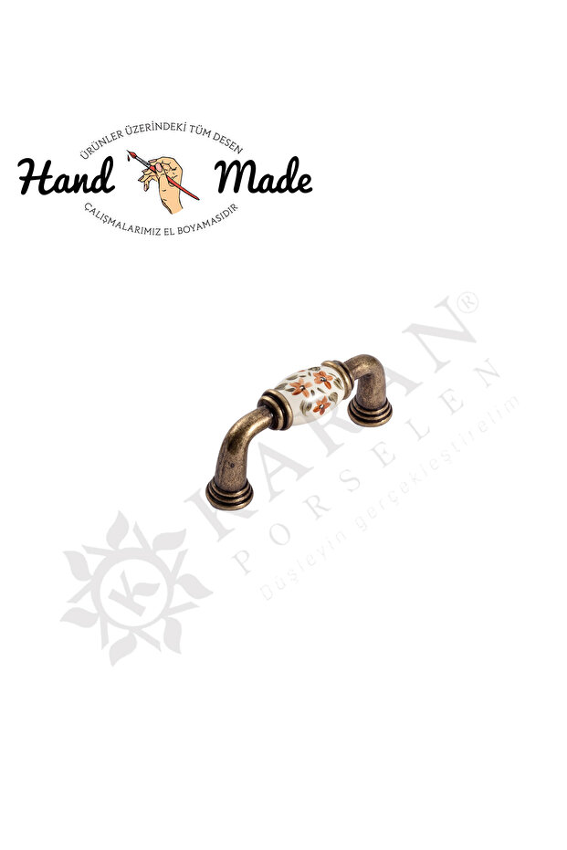 Porcelain Furniture Drawer Cloakroom Kitchen Cabinet Handle 128Mm-96Mm-64Mm-Button