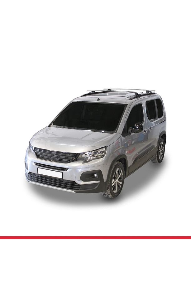 Peugeot Rifter 2023 Ve Sonrası Ile Uyumlu Hook Model Ara Atkı Tavan Barı Gri 2 Adet - 2