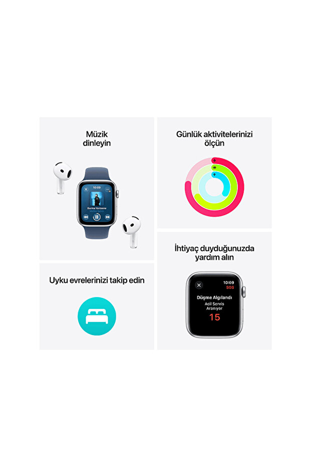 Watch SE GPS 2024 44mm Midnight Aluminium Case with Midnight Sport Band - M/L - 2