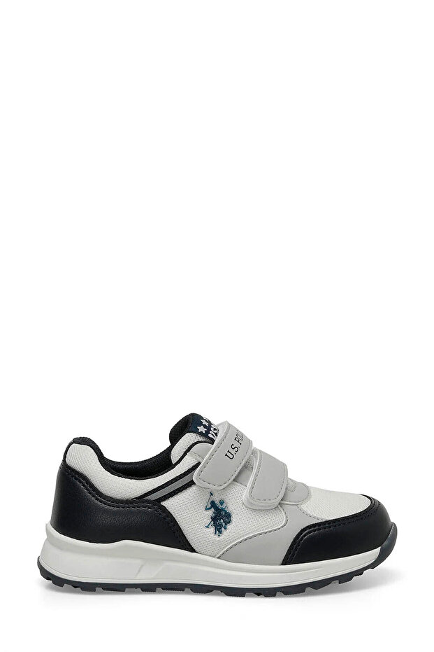 101531405 Esalte Kids Running Shoes White - Navy Blue