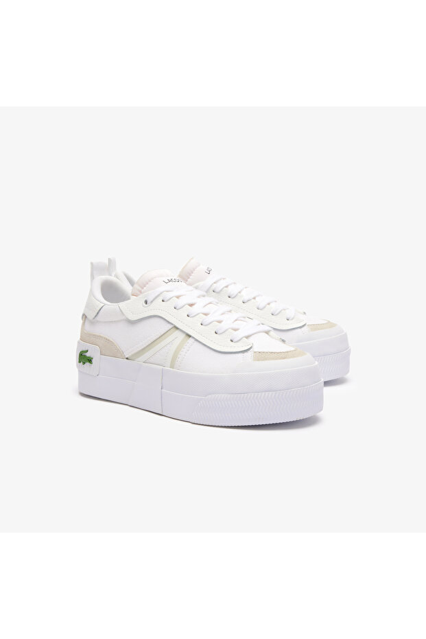 L004 Platform Kadın Beyaz Sneaker - 2