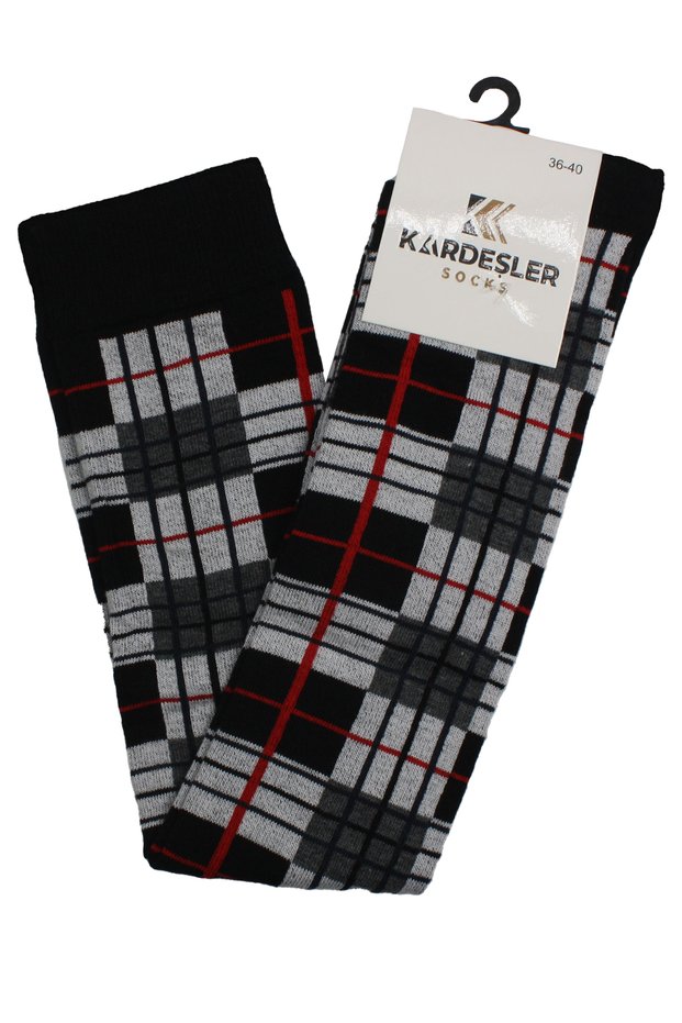 Colorful Striped Above Knee Cotton Socks