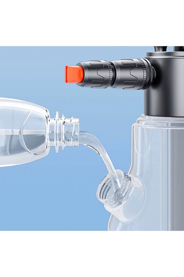 2 Litre Yüksek Basınçlı Araç Yıkama Köpük Püskürtücü Otomatik El Pompası SİYAH - 5