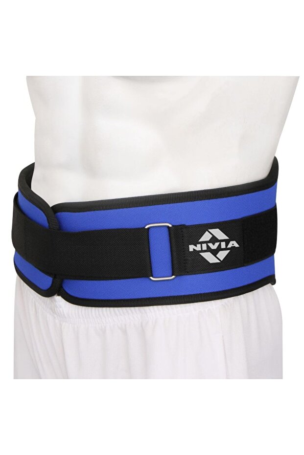 Adjustable Gym Belt 36" | Blue/Black | EVA & Polypropylene | Velcro Strap