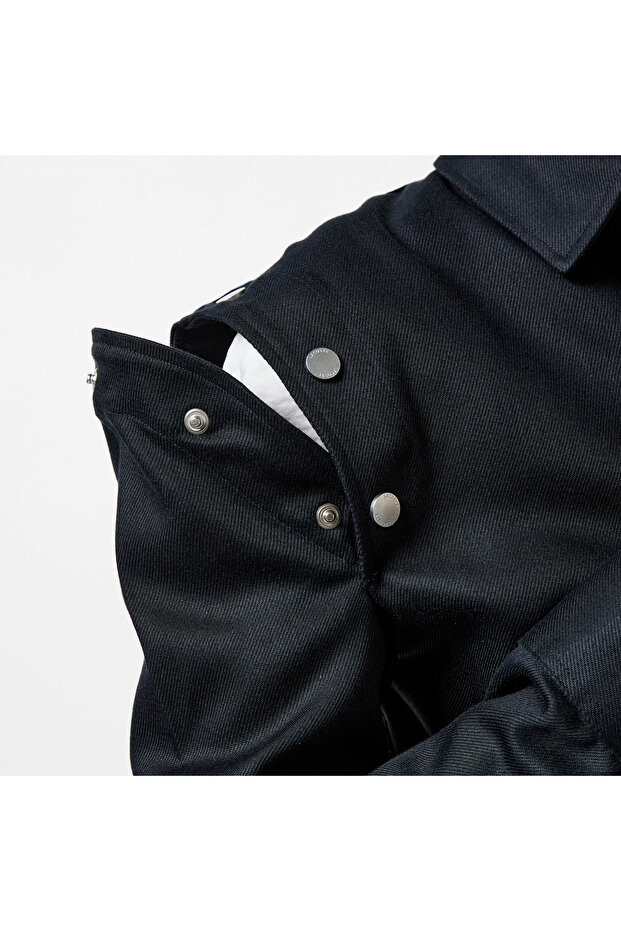 Kadın Regular Fit Siyah Gömlek - 7