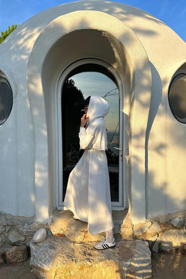 CLARA  ELBİSE - EKRU - 3
