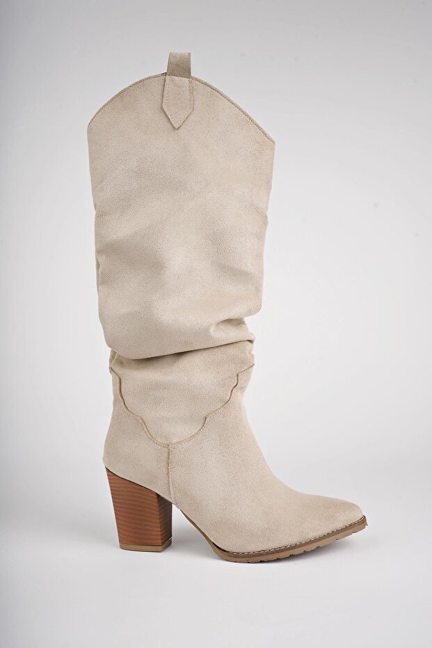 Ilkn05 Kovboy Kadın Çizme - 6