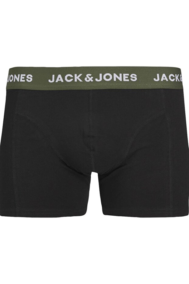 JACOLIVER SOLID TRUNKS 5 PACK BOX SİYAH12259103 - 4