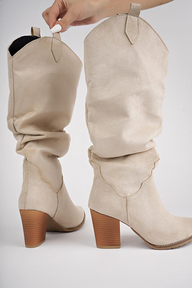 Ilkn05 Kovboy Kadın Çizme - 7