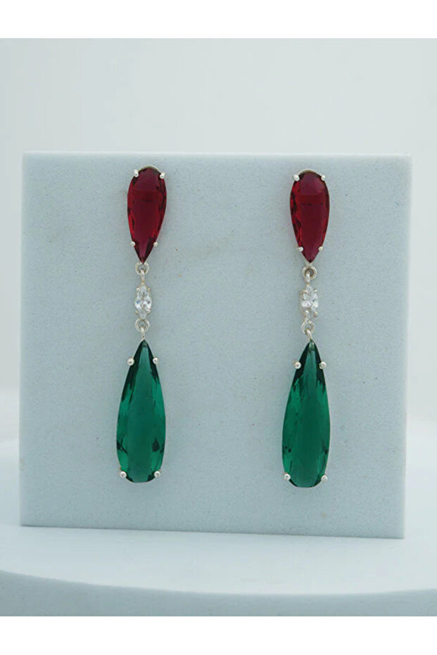 أقراط متدلية من الحجر - 7