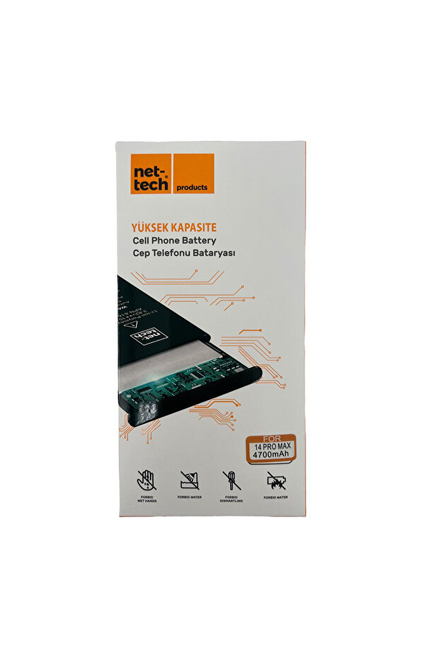 Teknonet Apple iPhone 14 Pro Max Uyumlu Nettech 4300 mAh Batarya - 2