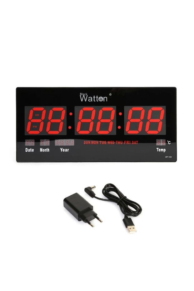 Digital Wall and Desk Clock Wt-109