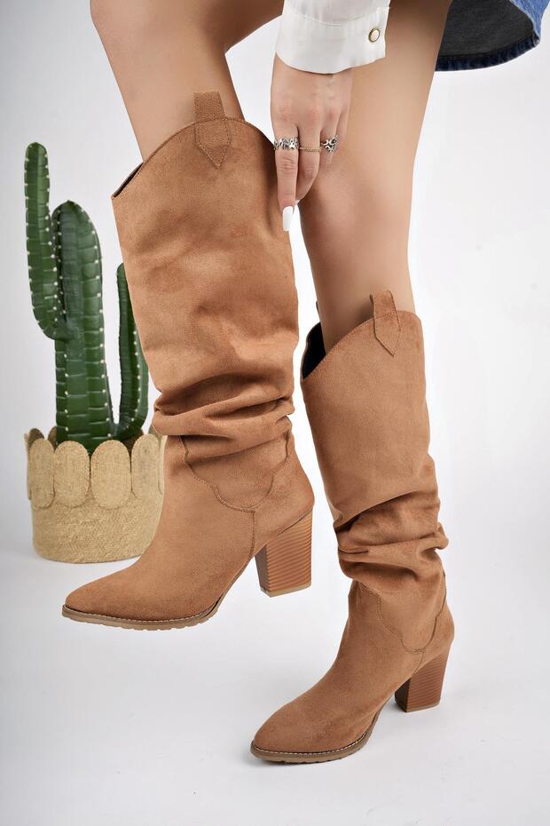 Ilkn05 Kovboy Kadın Çizme - 3