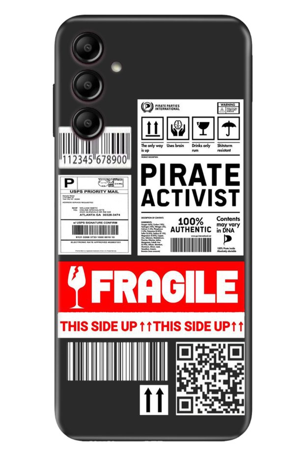 Samsung Galaxy A35 Compatible Case Silicone Patterned Illustrated Cover Fragile