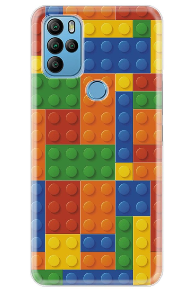 Gm 21 Pro Case 0.4mm Laser Cut Silicone Cover Puzzle Lego