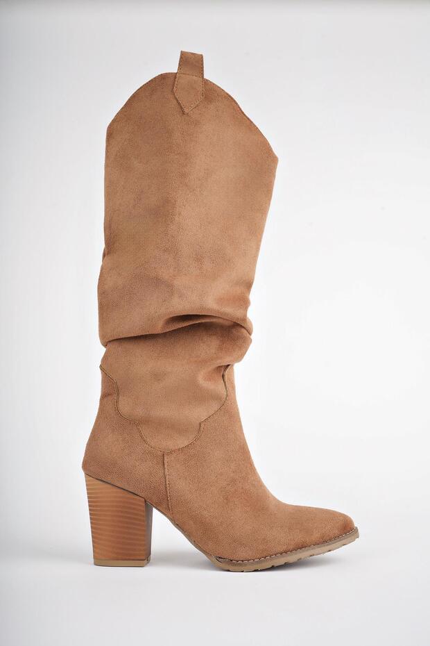 Ilkn05 Kovboy Kadın Çizme - 6