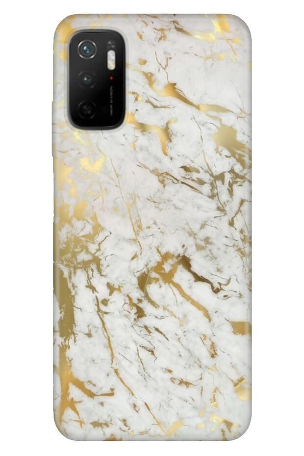 Xiaomi Redmi Note 11Se Case Silicone Tioserisi Gold Marble