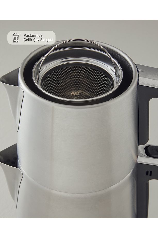 Cmk 6010 Inox Çay Makinesi Siyah-Krom - 6