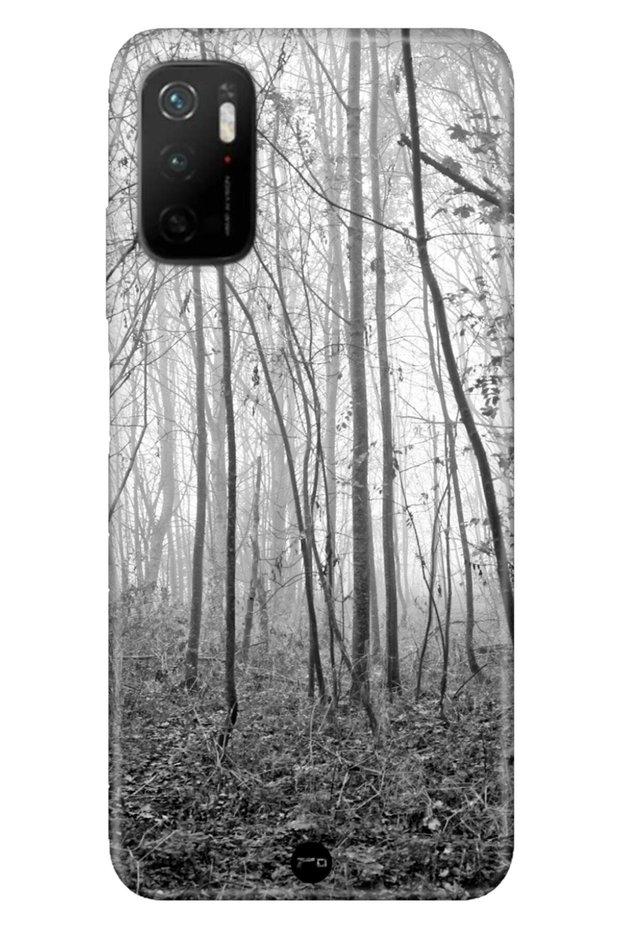 غلاف هاتف Xiaomi Redmi Note 11se مصنوع من السيليكون Tioserisi Horror Forest
