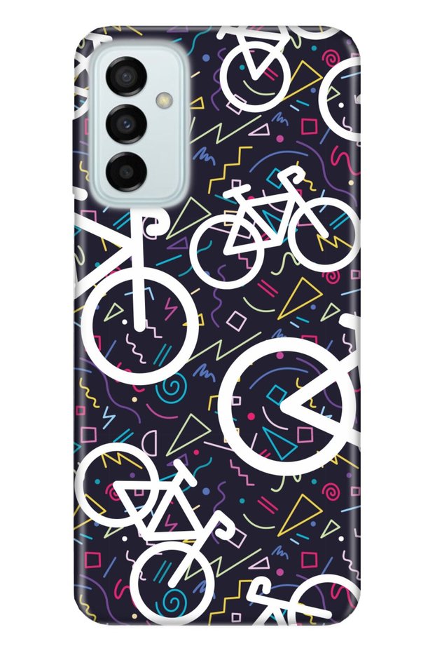 Samsung Galaxy M23 Compatible Case 0.4mm Laser Cut Silicone Cover Bike