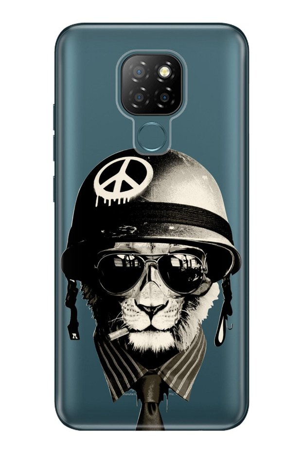 20 Case 0.4 mm Laser Cut Silicone Cover Tiger