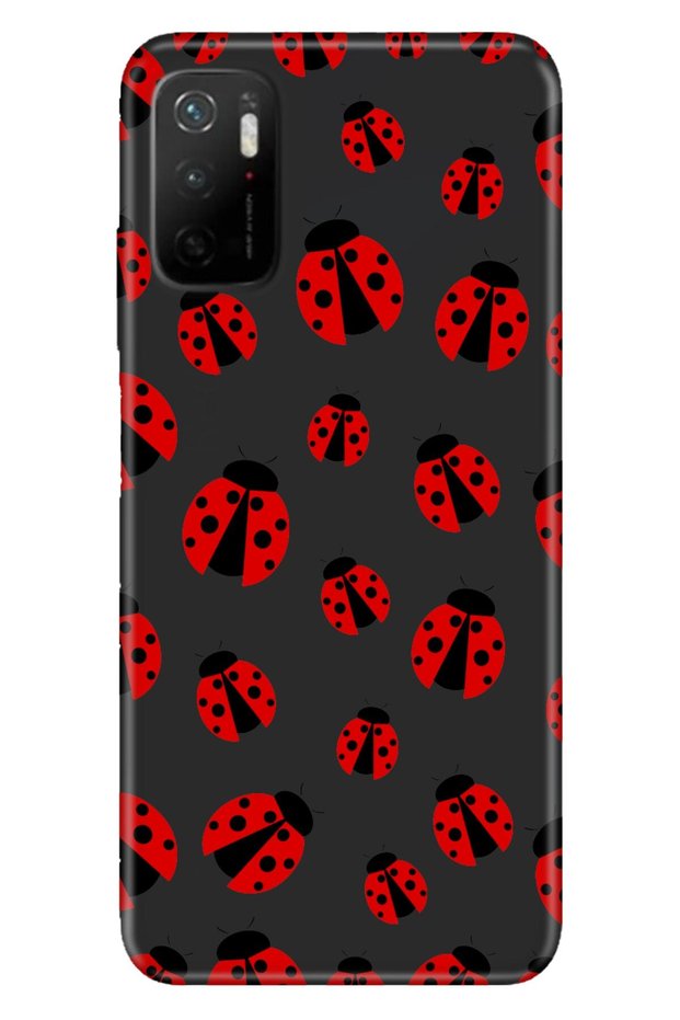 حافظة هاتف Xiaomi Redmi Note 11se مصنوعة من السيليكون Tioserisi Ladybug