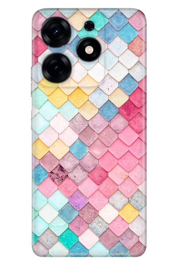 Spark 10 Pro Case Camera Proof Silicone Patterned Picture UV Cover Colorful Roof with Camera Protection