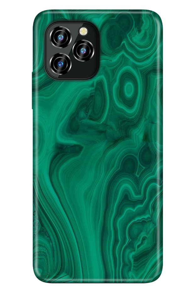 C21 Pro Case Silicone Patterned Illustrated Uv Cover Green Amethyst