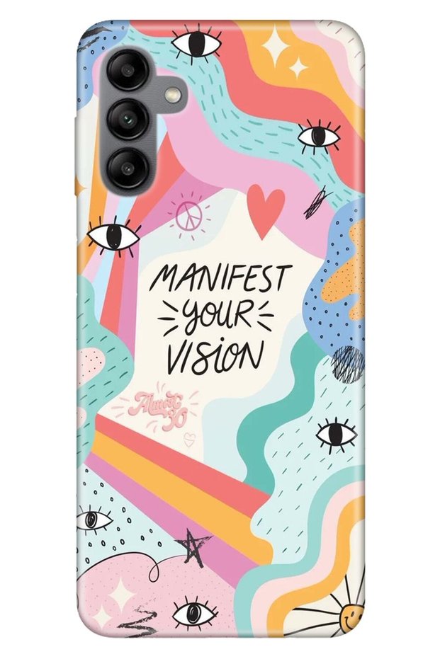 Case for Samsung Galaxy A04S Silicone Moderna Patterned Manifest Your Vision