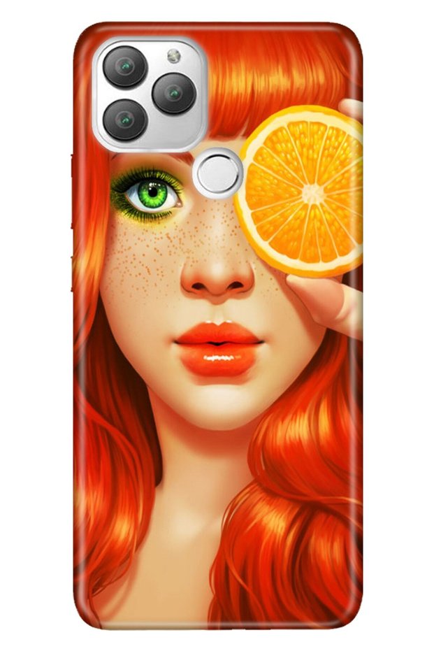 Gm 22 Plus Compatible Case 0.4mm Laser Cut Silicone Stock: Red Girl