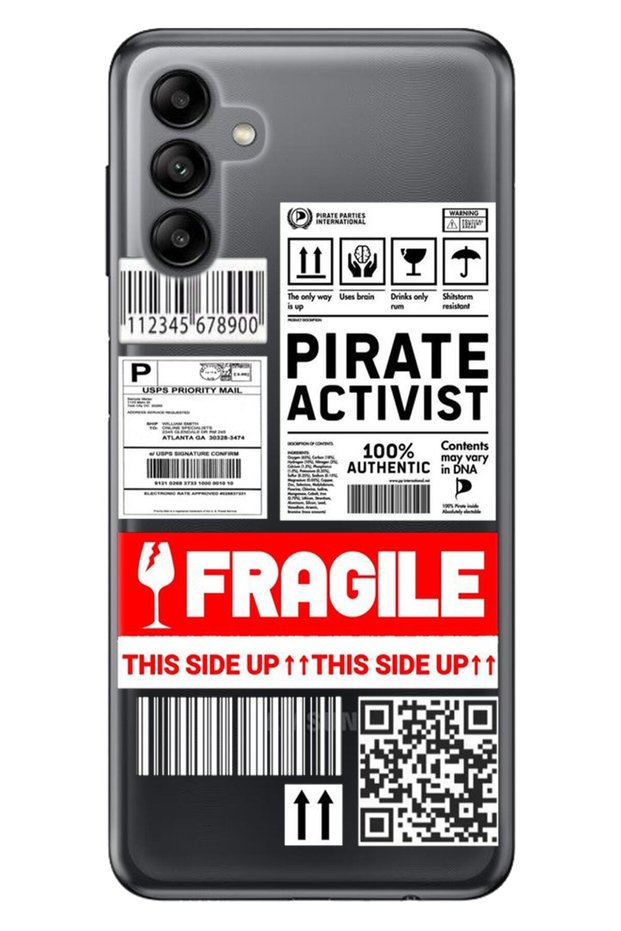 Samsung Galaxy A04S Case Silicone Moderna Patterned Fragile