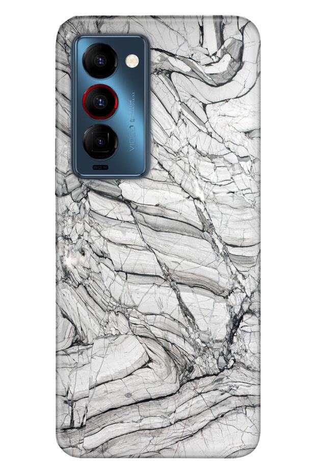 Camon 18 Compatible Premier Case Silicone Moderna Patterned Sena Marble