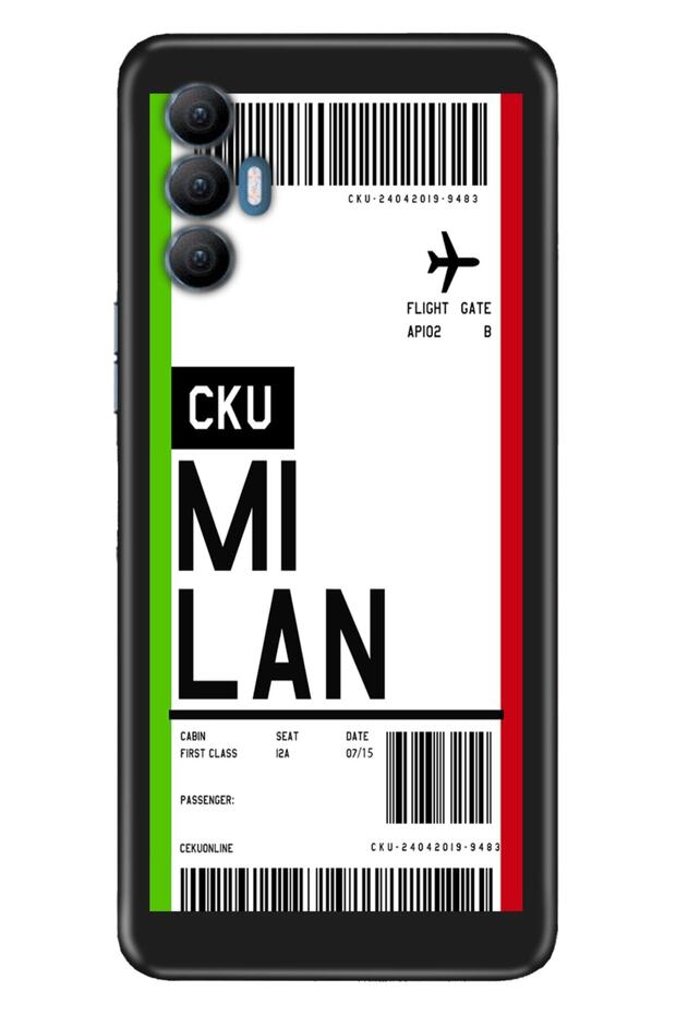 Spark 8 Pro Case Silicone Tioserisi Patterned Illustrated - Milano Air Ticket