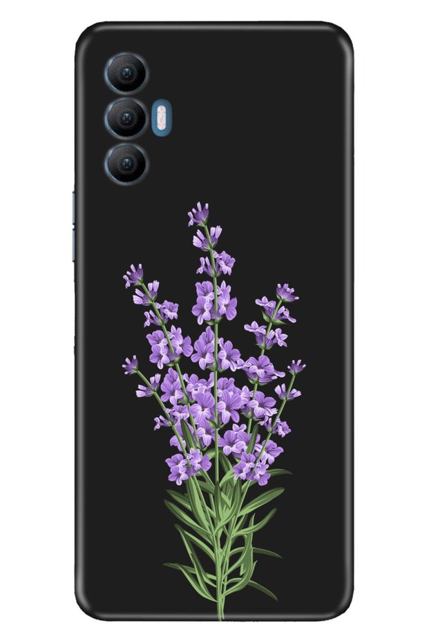 جراب Spark 8 Pro من السيليكون بنمط Tioserisi بصورة - لافندر