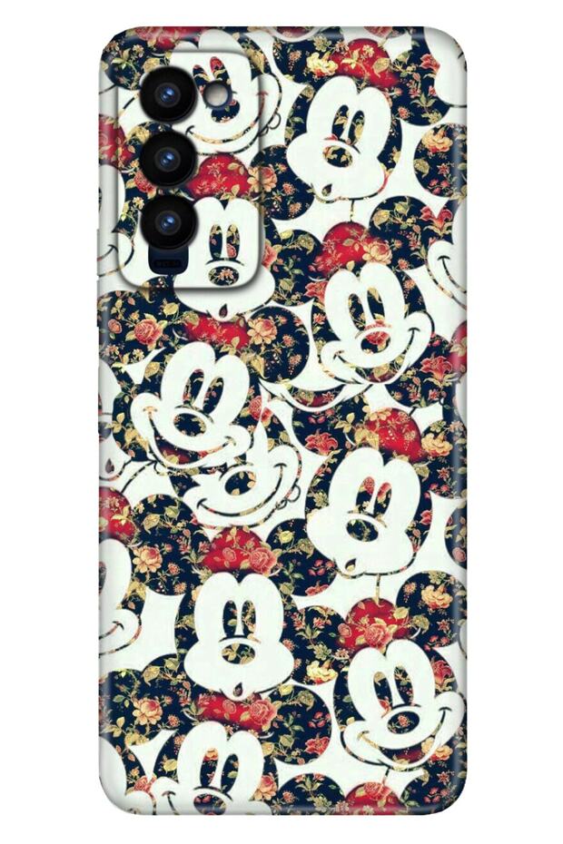 Camon 18 Compatible Case Colored Pictorial Silicone Mouse