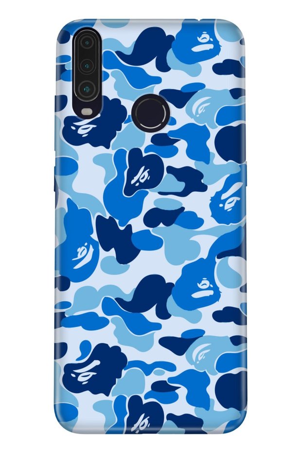 Gm 20 Pro Case 0.4mm Laser Cut Silicone Cover Blue Commando