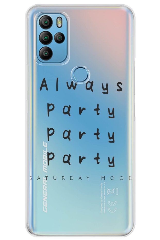 Gm 21 Pro Case 0.4mm Compatible Laser Cut Silicone Cover Party